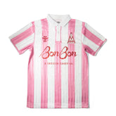 BonBon's Candy Striped Soccer Jersey : Pink