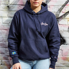 BonBon Growing Up Is A Trap Hoodie - Navy