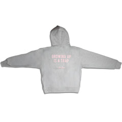 BonBon Growing Up Is A Trap Hoodie - Oxford Gray