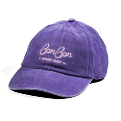 BonBon Dad Hat - Purple Denim and Pink